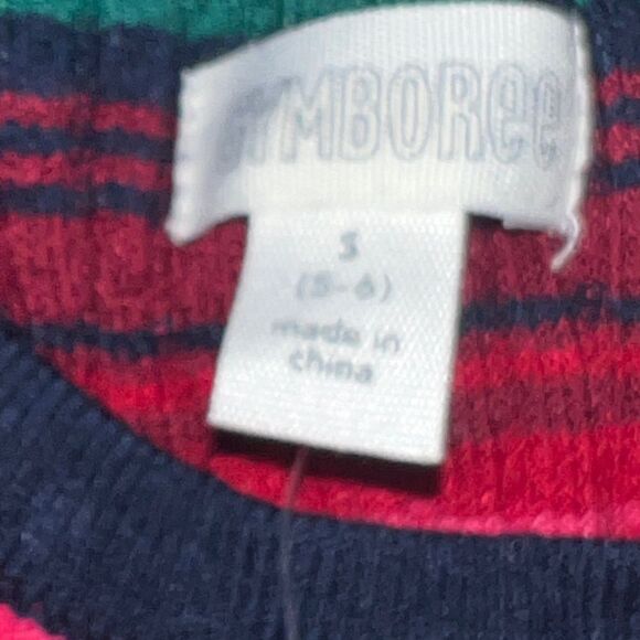 Gymboree Girls Multicolor Striped Dress Sparkle Long Sleeve Small NWT - Picture 4 of 8